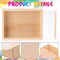 6 Pcs Wood Boxes with Window for Crafts 7.8 x 6 x 2.8 Inch Unfinished Wood Box Small Wooden Storage Boxes Wooden Display Box with Sliding Transparency Lid for DIY Birthday Party Gift Favor